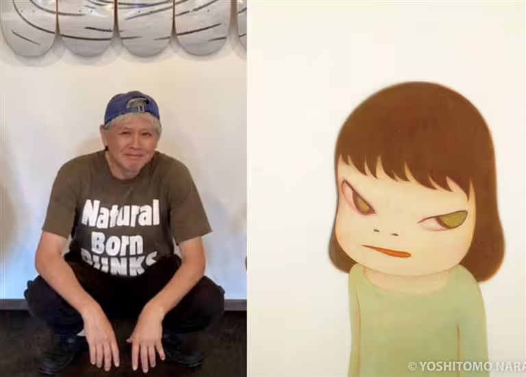 奈良美智近日為了巡迴展走訪台灣。(圖/翻攝自X) 奈良美智近日為了巡迴展走訪台灣。(圖/翻攝自X)