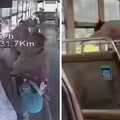 公車搭一半想下車遭拒　乘客持玻璃瓶狂砸司機