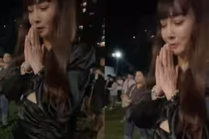 三峽車禍現場拍片挨轟！胡文英鞠躬道歉了：本意是出於哀悼