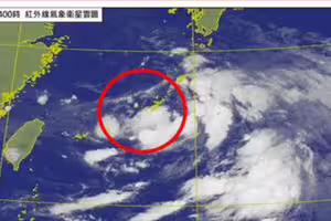 又有颱風！ 模擬路徑曝
