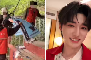 少女身披偶像應援旗！玩高空鞦韆身亡　男星悲痛發文了