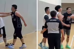 比賽爆衝突！球員竟怒掐對手脖子