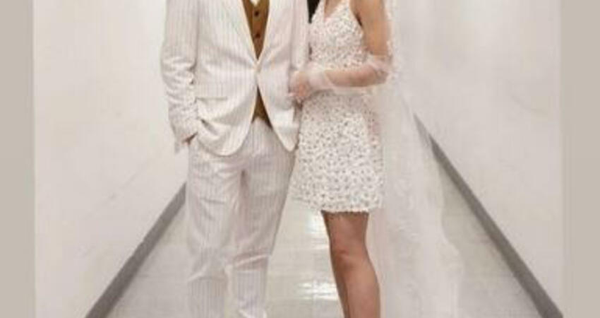 吳宗憲牽進婚禮會場！Lulu突爆「結婚變陳太太」 絕美夢幻婚紗曝光