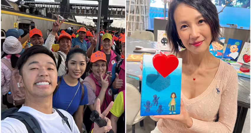 白沙屯媽祖遶境 女星「現金贊助1項目」男藝人揪妻徒步30km