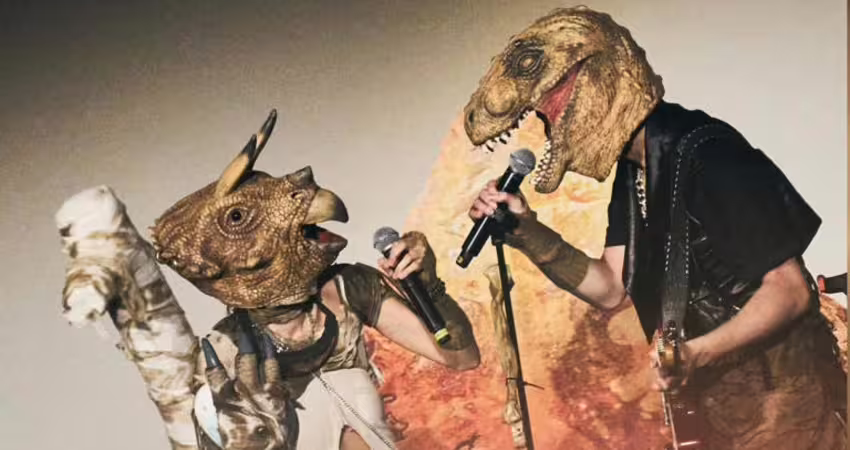 獨／恐龍的皮二度叩關金曲！三角龍秀中文爆意外 「暴龍只講英文」原因曝