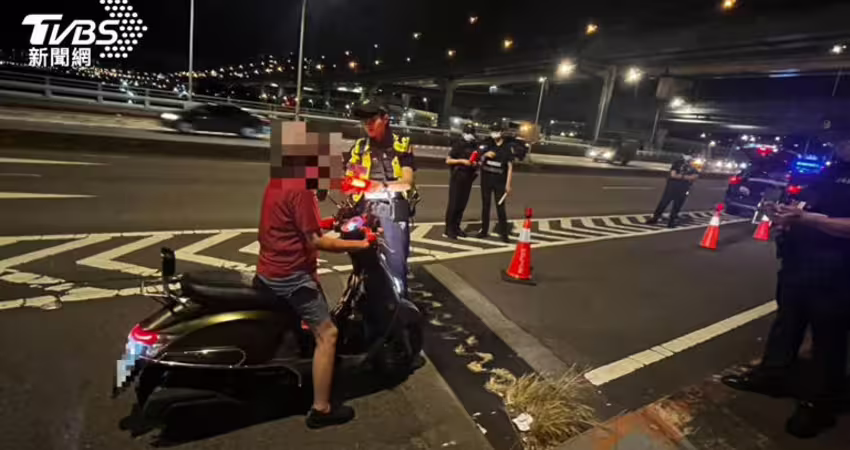 丹娜絲襲台！2騎士趁颱風夜酒駕 11名「改管猴」上路慘了