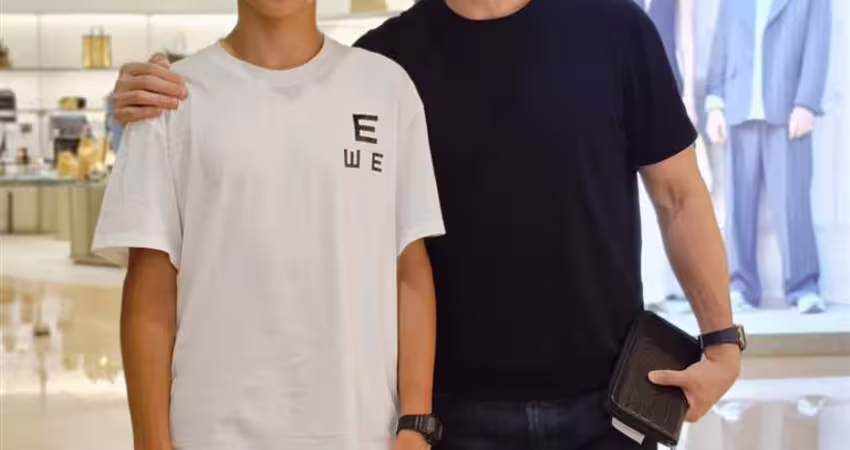 帥兒暑假回台暴風抽高！黃少祺驕傲曝合照 粉絲狂讚：高顏質父子