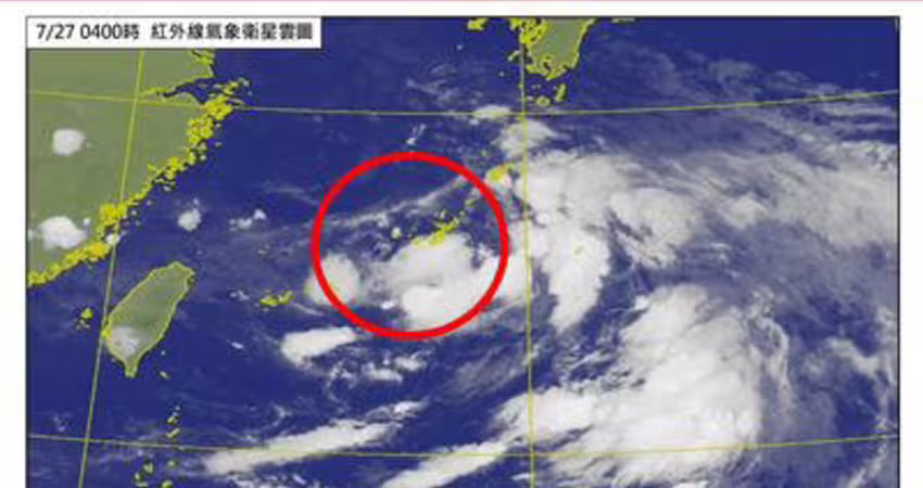 又有颱風！ 模擬路徑曝