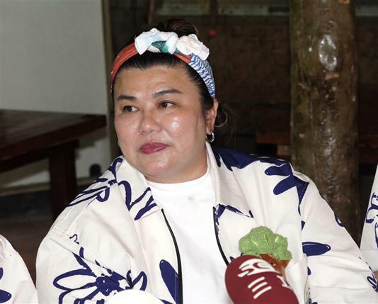 林美秀被問及徐乃麟、王彩樺爭議（圖／記者趙于瑩攝）