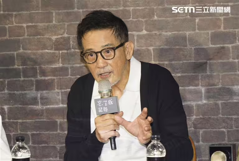 秦漢在《忘了我記得》中演失智父親。(圖/記者趙于瑩攝影) 秦漢在《忘了我記得》中演失智父親。(圖/記者趙于瑩攝影)