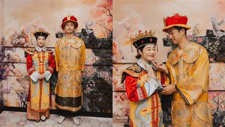 荒姨原以為自己30歲後才會結婚。(圖/翻攝自IG @hhhuangyiii) 荒姨原以為自己30歲後才會結婚。(圖/翻攝自IG @hhhuangyiii)