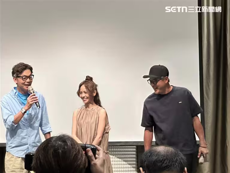 《NO GOOD!歐吉桑》演員李國煌(左起)、黃姵嘉、李銘順暢聊拍戲時的趣事。(圖/記者王培驊攝影) 《NO GOOD!歐吉桑》演員李國煌(左起)、黃姵嘉、李銘順暢聊拍戲時的趣事。(圖/記者王培驊攝影)