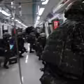 午夜載運武器彈藥 憲兵演練搭捷運行城鎮戰 TVBS獨家捕捉美觀察員