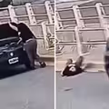 女子路邊修車一半　車輛突暴衝輾過全身