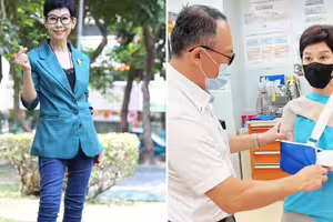 《繞著地球跑》李秀媛出車禍送醫 傷勢照曝光：希望是最後一回