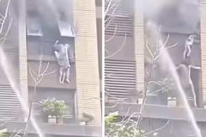 火災受困窗外　母女慘雙雙墜樓
