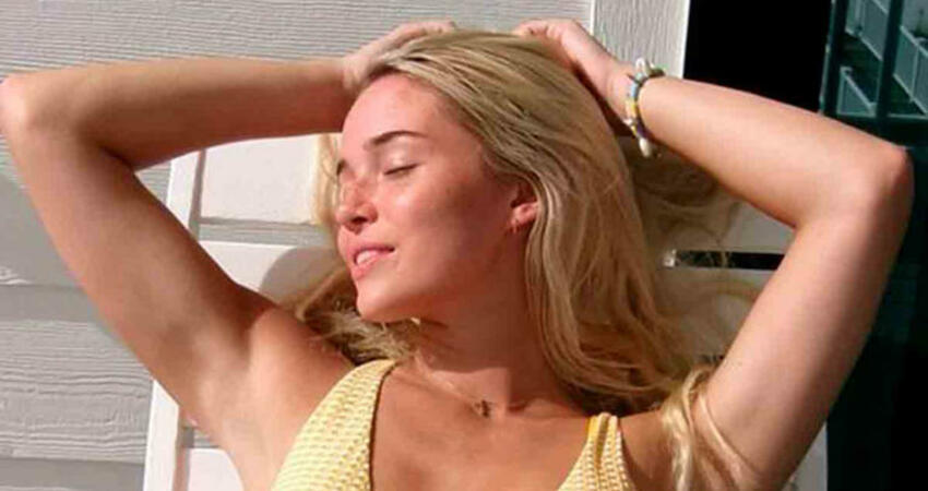 Olivia Dunne 穿著黃色比基尼於佛羅里達浪漫時刻中迷倒眾人