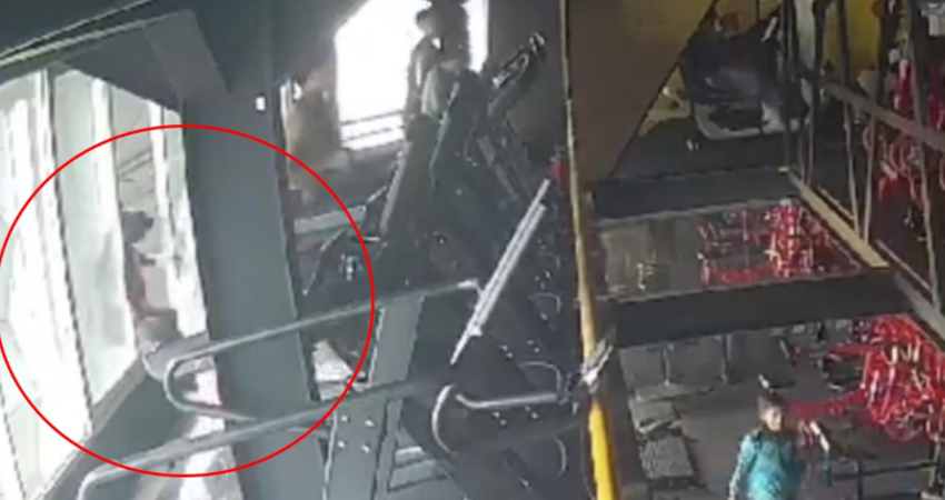 22歲女「跑步機跌倒」從3樓墜下慘死！監視器畫面曝