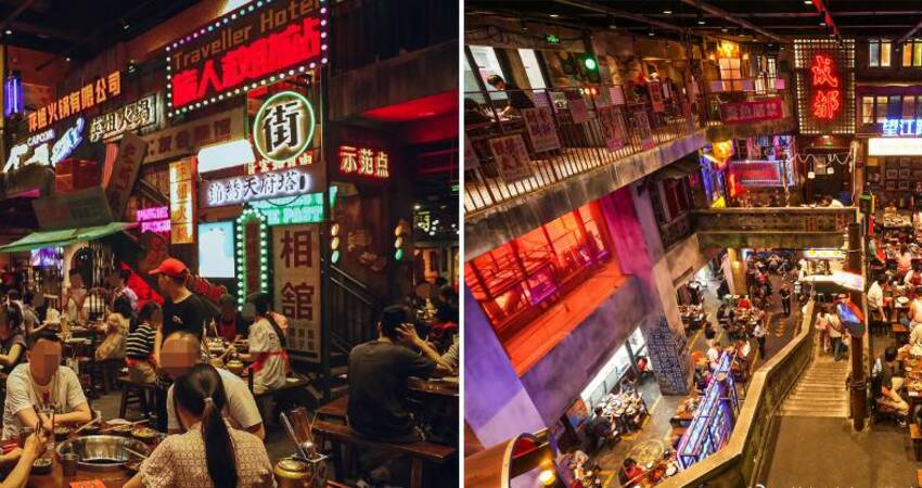「3層樓火鍋店」像走進港片街道！復古霓虹招牌超好拍「樓梯根本是MV場景」爆紅　詳細位置曝