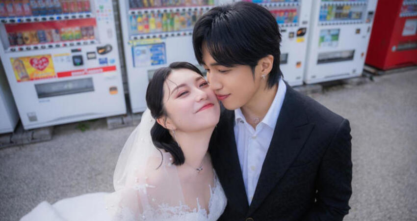 婁峻碩舉辦海島婚禮！焦凡凡深V辣露雪白長輩 浪漫畫面曝光