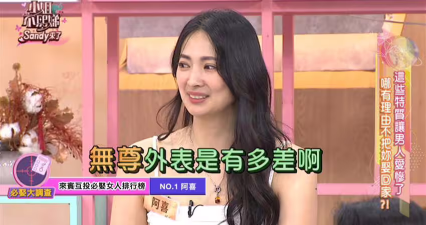 阿喜戀愛特質被讚爆 沒理由不娶回家！于美人：無尊外表是有多差？