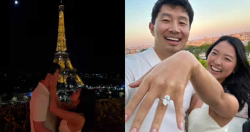 快訊／《尚氣》劉思慕巴黎求婚成功！ 台裔女友曬「超大鴿子蛋」鑽戒放閃