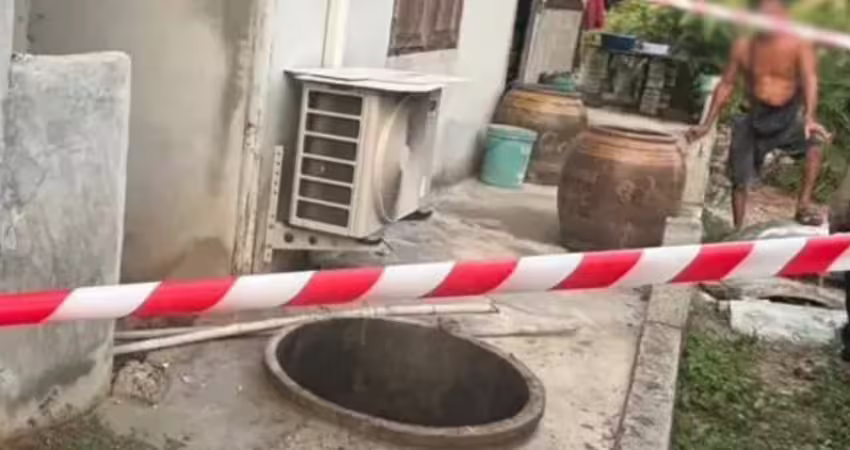 女子踩破化糞池蓋跌落　孫女糞坑驚見遺體崩潰