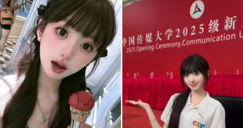 女大生顏值太高「被質疑有化妝」！「童年照片」曝光震驚網