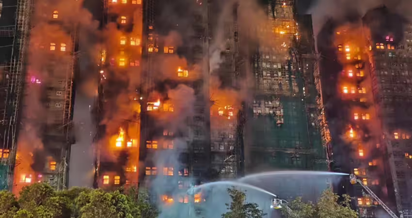 香港惡火奪128命！宏福苑1600萬房「內部照」曝光　網驚：這要怎麼逃