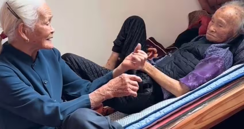 91歲女兒「找113歲媽媽討拍」　網感動含淚：神仙福報