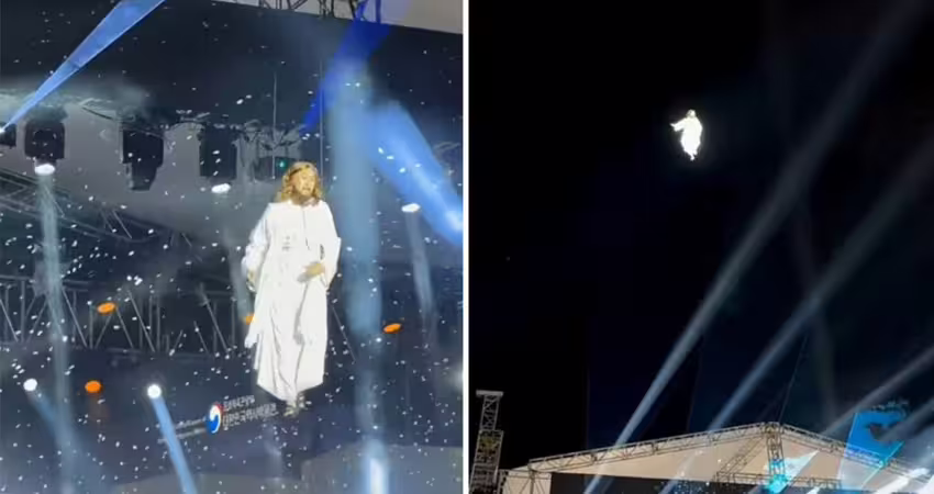 耶穌真「升天」了　復活節上演驚險一幕