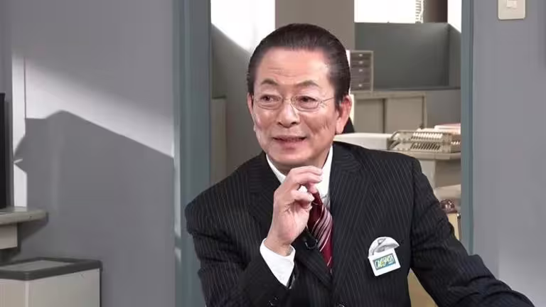 趣里72歲的爸爸，資深男星水谷豐氣炸了。（圖／翻攝自朝日電視台）