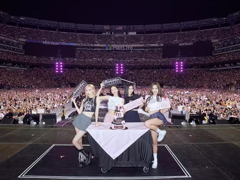 BLACKPINK10月於高雄開唱。(圖:X) BLACKPINK10月於高雄開唱。(圖:X)