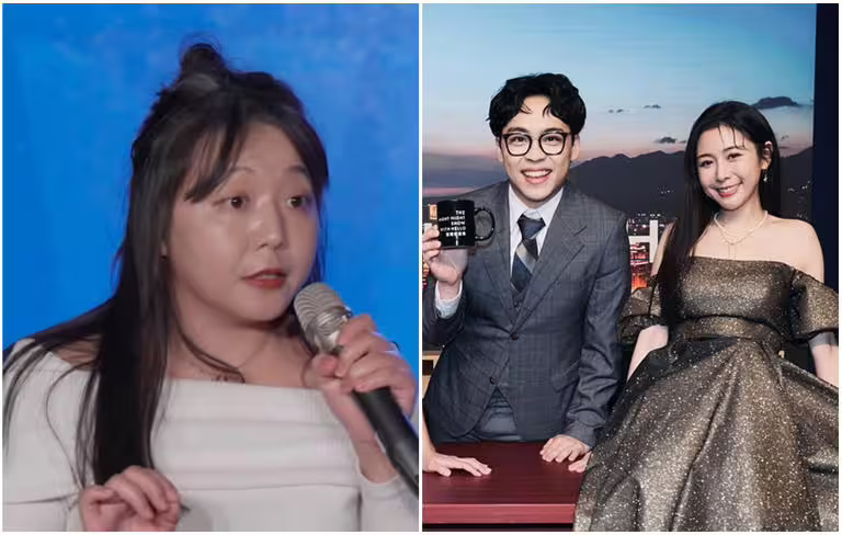 天殘離世64天,賀瓏、Albee爆密戀。(圖/IG@tiantsan_standup、albeefin) 天殘離世64天,賀瓏、Albee爆密戀。(圖/IG@tiantsan_standup、albeefin)