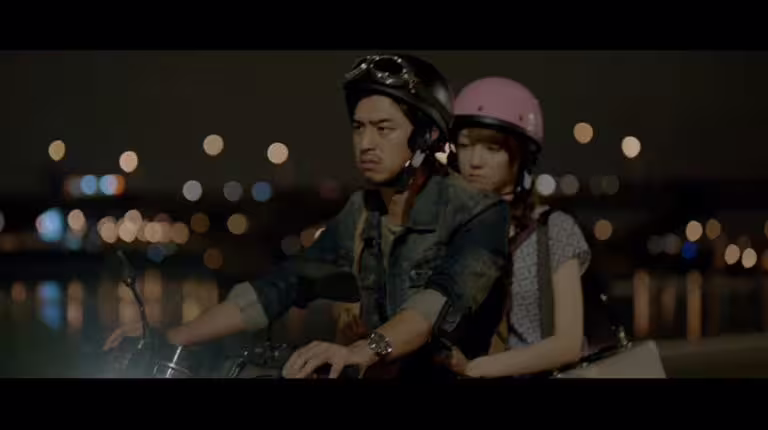 陳柏霖、庭瑄2013年合作電影《變身》。(圖/翻攝自machiaction YouTube) 陳柏霖、庭瑄2013年合作電影《變身》。(圖/翻攝自machiaction YouTube)