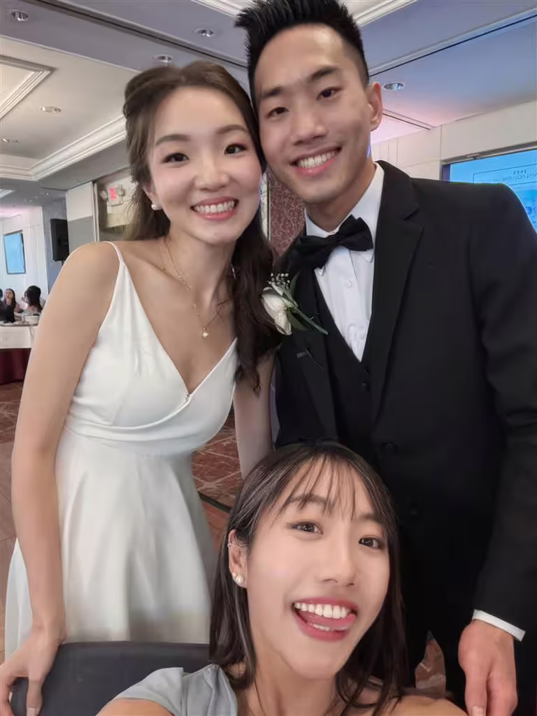 蔡佩軒弟弟結婚。(圖/可瑞思國際娛樂) 蔡佩軒弟弟結婚。(圖/可瑞思國際娛樂)