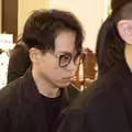 「天殘」告別式圓滿了！緋聞男友賀瓏公開現身哀弔