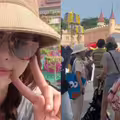 林志玲帶兒現身環球影城！1家3口溫馨互動 3歲娃被讚像媽媽