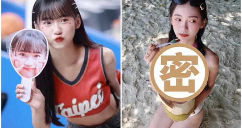 啦啦隊甜姐兒曬邪惡視角照 傲人W曲線被看光網驚：這麼有料