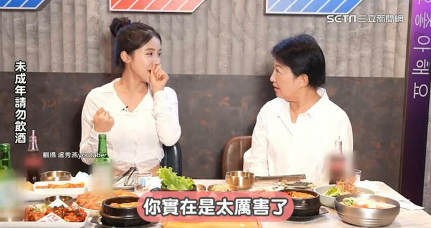 李多慧甜喊「歐膩」！表演花式調酒 盧秀燕驚呆