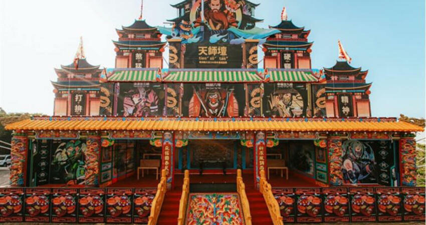 動漫奇幻風醮壇！桃園龍潭龍元宮創新圓醮超吸睛