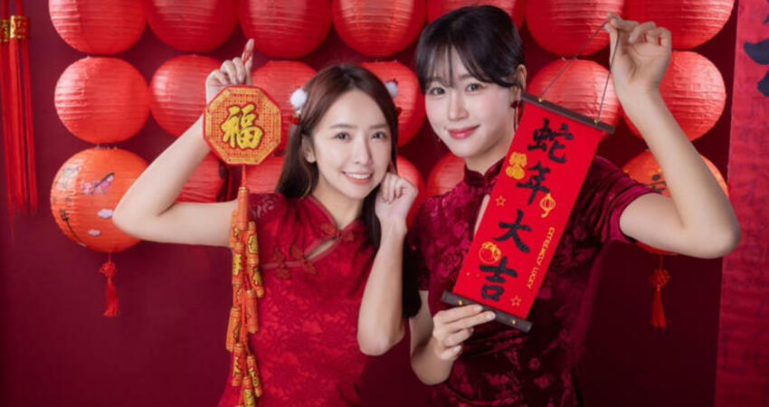 才退出樂天啦啦隊！禾羽攜手「仁川女神」金渡娥旗袍拜年 曝光驚喜新動向
