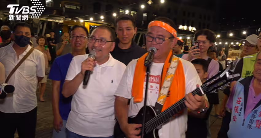 嗨翻！河海音樂季首站淡水啟動 侯友宜秀歌喉