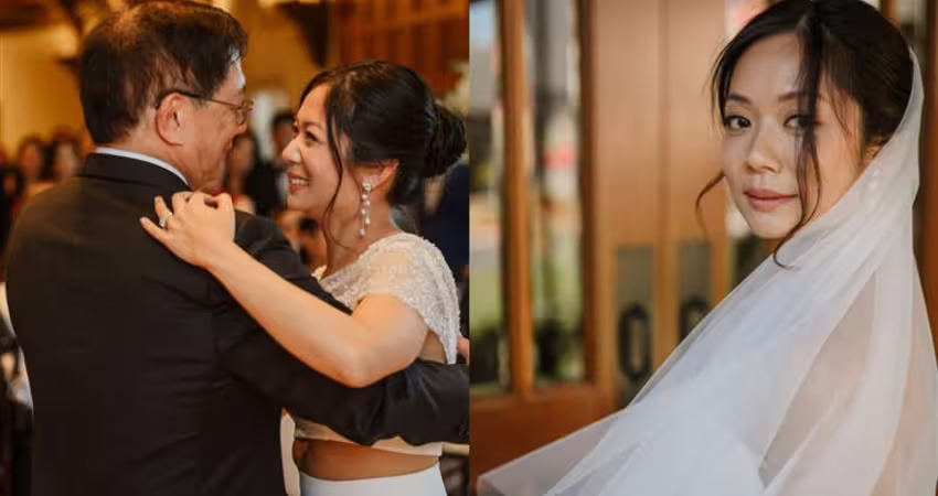 管爺哭了！女兒結婚「1句話」讓管中閔哭爆：我上輩子一定運氣很好