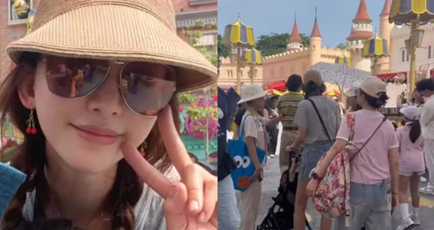 林志玲帶兒現身環球影城！1家3口溫馨互動 3歲娃被讚像媽媽