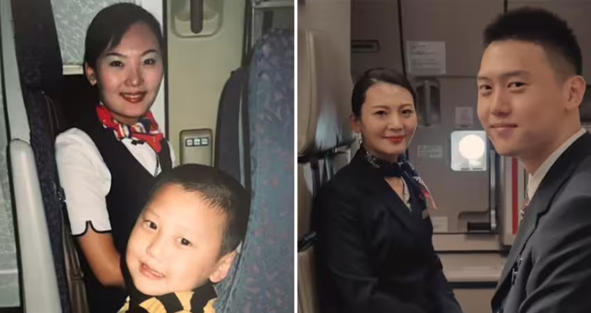 幼時找超美空姐合照！15年後「兩人飛機上重逢」 他卻已經不是普通乘客