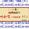 【三重森】「六合彩」05月09日 (第三屆) 叫小賀二碼PK賽:NO:6二中一參考