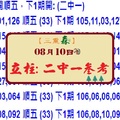 【六合彩】三重森8/10(093)立柱:二中一參考