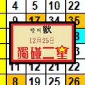 2017啞叫獸獨碰二星12月25日(今彩)精彩出閘試試看~