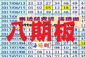 「07, 22, 2017」六合彩八期版~海珊瑚特調~精彩無極限